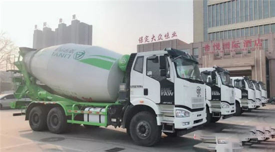 感謝有你，雄安有我！35臺凌宇攪拌車助力雄安新區(qū)建設(shè)